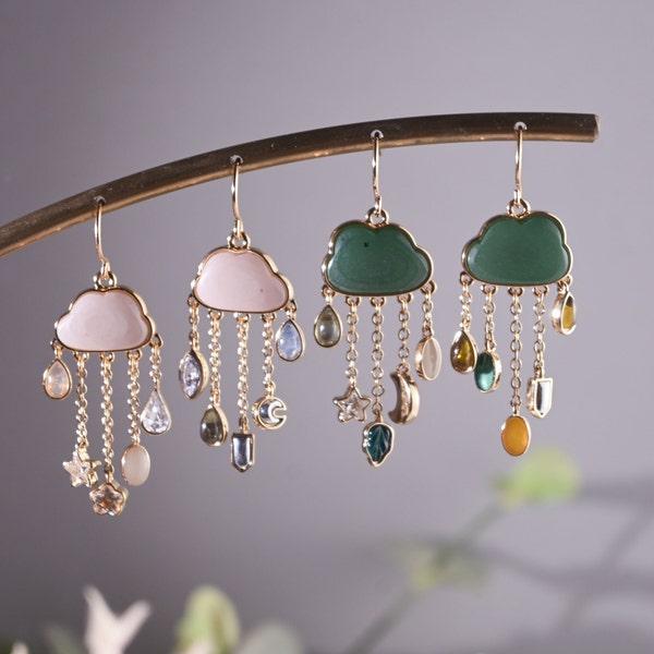 Dreamy Eye Cloud Earrings