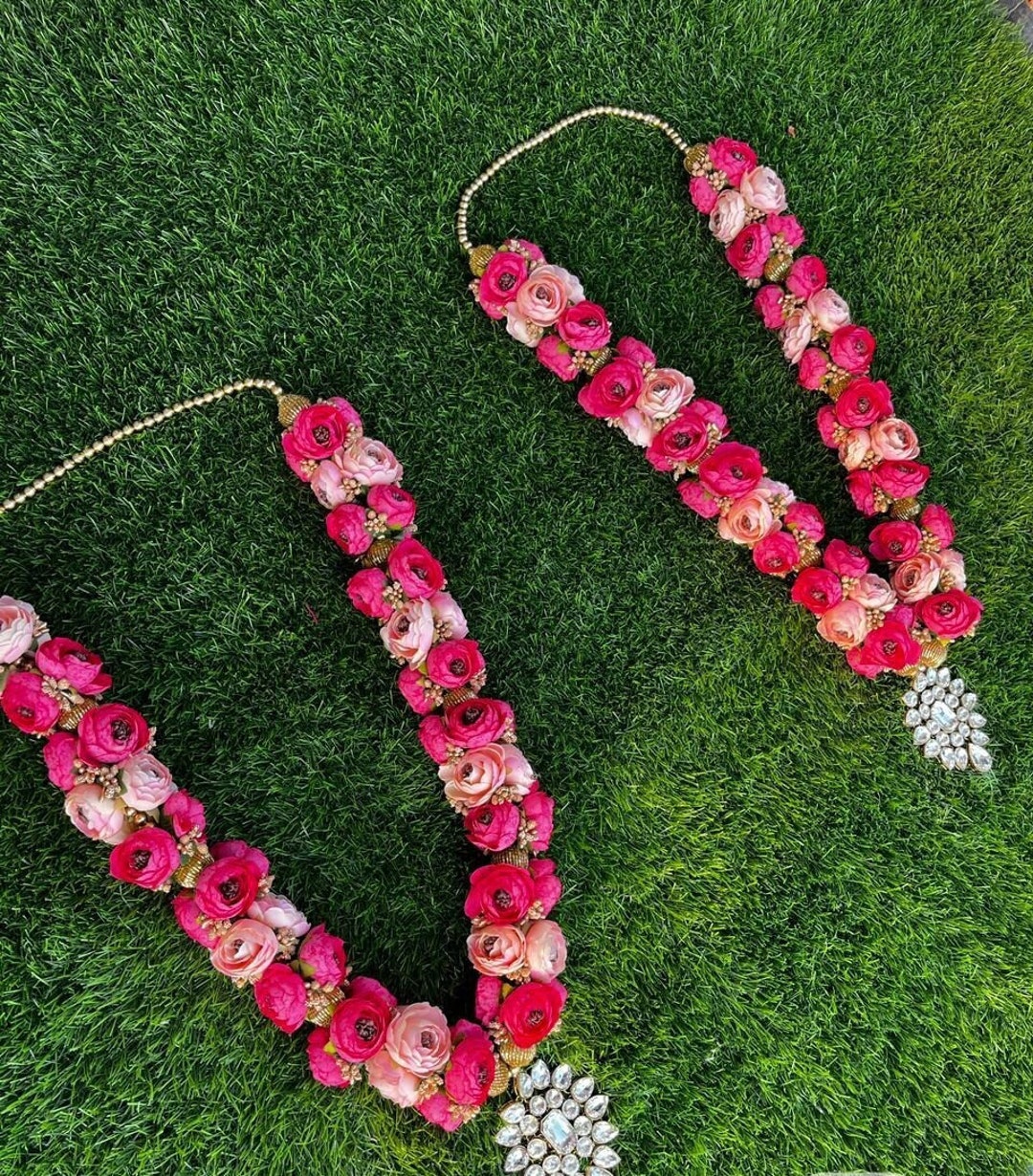 Flower Varmala Bride Groom Jaimala Milni Mala Flower Garland Engagement