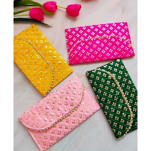 wholesale lot clutch bags women drawstrings potli bags fabric hand bags indian handmade Wedding Favors Gift bags party favors return gifts