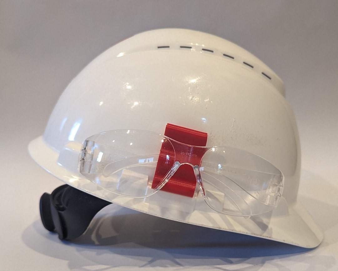 Hard Hat Clip Safety Glasses Holder Durable Tough Watch Shake Test Etsy