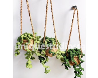 Car Plants, Crochet Vines Decor, Car Plant Hanging, Bedroom Decor, Crochet Hanging Plants, Car Accessories For Women