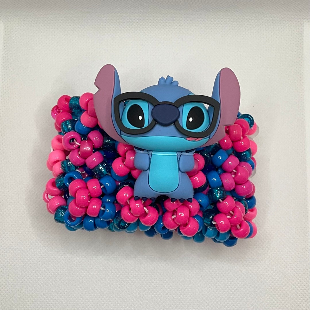 STAY WEIRD Stitch 3D Kandi Cuff W/ Disney Nerd Stitch Figurine Toy ...