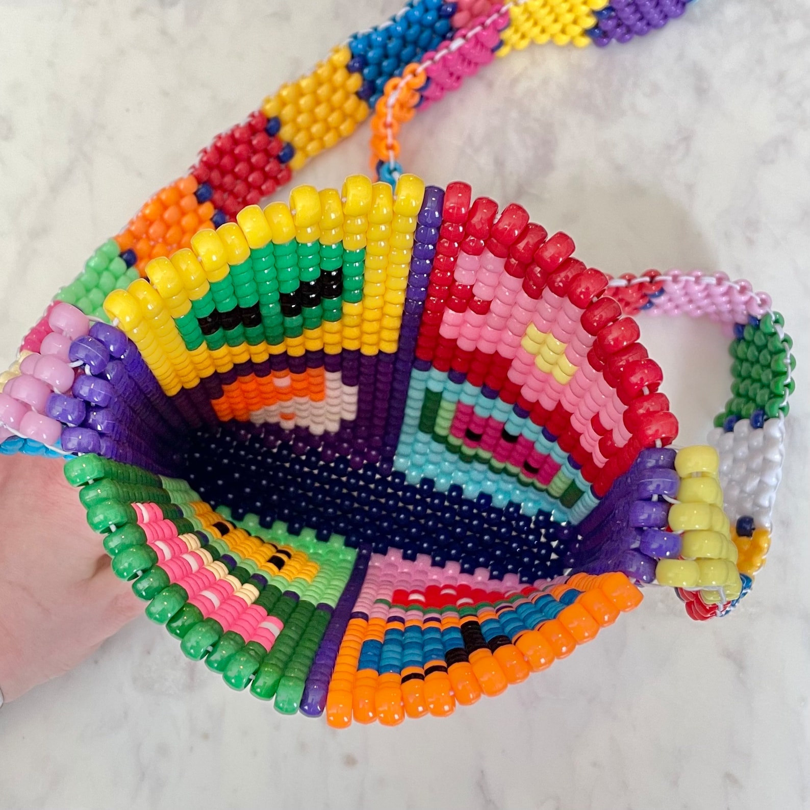 Patchwork Rave Rave Patches Kandi Purse W/ Cross Body Strap - Cute Patchwork Handmade ...