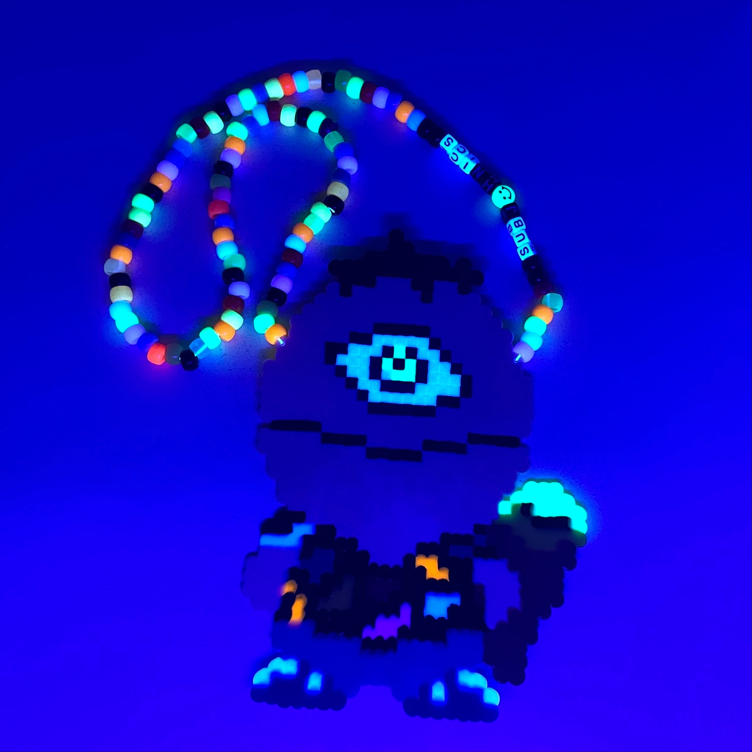 Subtronics / John Summit Kandi Necklace - Subjohnics Ike B2B