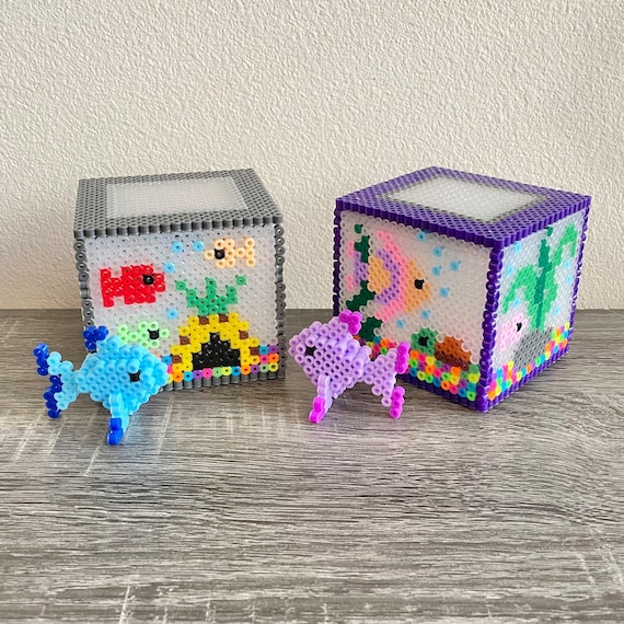fish box fish tank accessories YOLUFER Aquarium Decorations Resin Treasure Ornaments Simulation Treasure Chest Aquarium Landscape Decoration for : Pet Supplies 64.34.5cm Small Betta Fish Tank, Stackable