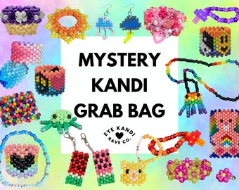 Kandi Mystery Grab Bag - Random Value Kandi Jewelry/Rave Accessories - *Please Read Description*