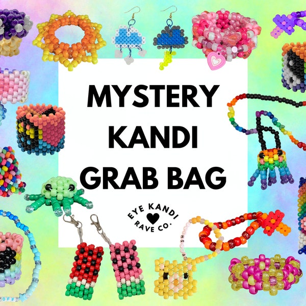 Kandi Mystery Grab Bag - Random Value Kandi Jewelry/Rave Accessories - *Please Read Description*