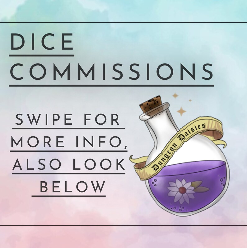 Custom Dice Commission Etsy