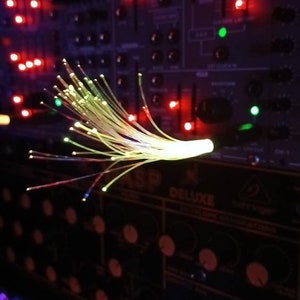 Fiber Optic Eurorack Modular Synth light