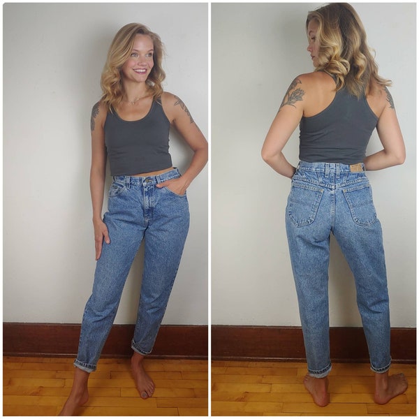 Vintage Lee Rider Jeans | Vintage High Rise Denim | Lee Rider Denim | Acid Wash Denim | Relaxed Jeans | Mom Jeans | Levis Jeans | 90s Grunge