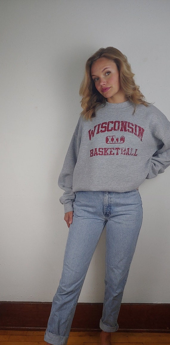 90s Lee Sweatshirt | Vintage Wisconsin Sweatshirt 