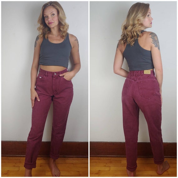 Vintage Lee Rider Jeans | 90s High Rise Denim | 8… - image 1