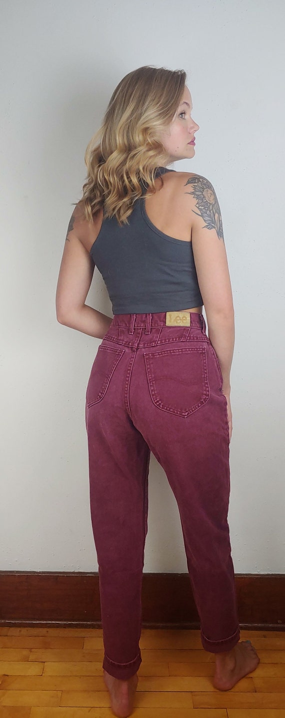 Vintage Lee Rider Jeans | 90s High Rise Denim | 8… - image 5