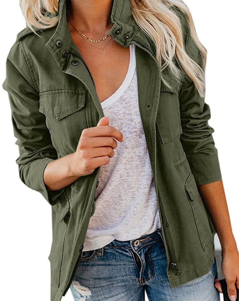 green military jacket women