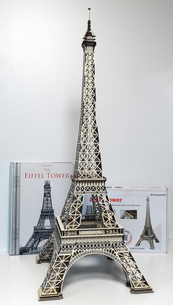 Puzzle 3D en Bois de la Tour Eiffel 234 pièces hauteur 108 cm