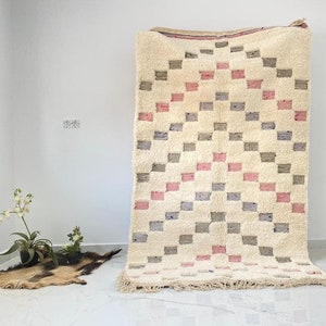colorful rugs .moroccan rug .custom rug .moroccan wool rug .wool rug .beniourain rug .handmade moroccan rug .moroccan area rug .5X8 rug
