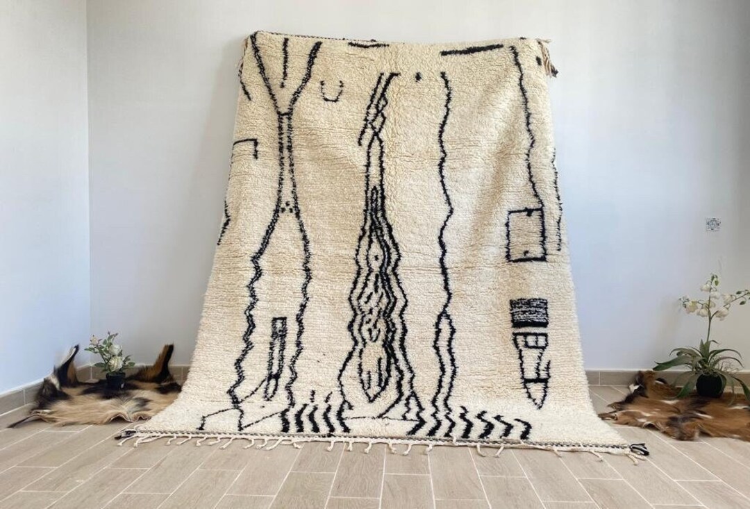 Berber Moroccan Handmade Rug ,morocco Berber Rug ,handmade Berber Wool ... - Moroccan Berber Industrial Jute Rug