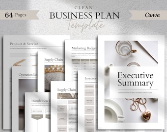 party plan jewelry companies Clean Business Plan Template, Business pitch deck, Project Proposal, Marketing Plan, Business proposal, Business Plan Presentation, Canva