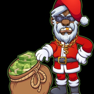 Le Père Noël a reçu l’autocollant du sac