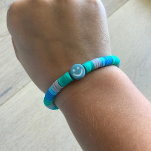 Clay bead bracelet