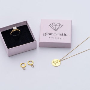 Custom Kids Birthstone Necklace SilverGold FilledRose Gold Filled Gemstone Necklace For Kids Gift from Mom image 7