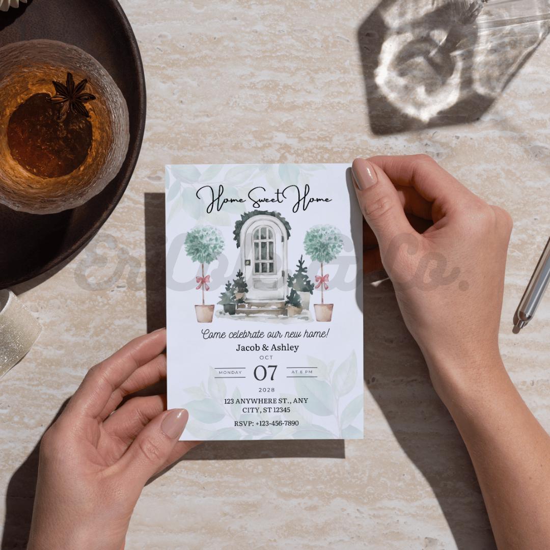 Editable Housewarming Template, New Home Party, Printable Housewarming ...