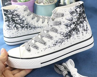 White converse drawn clearance on