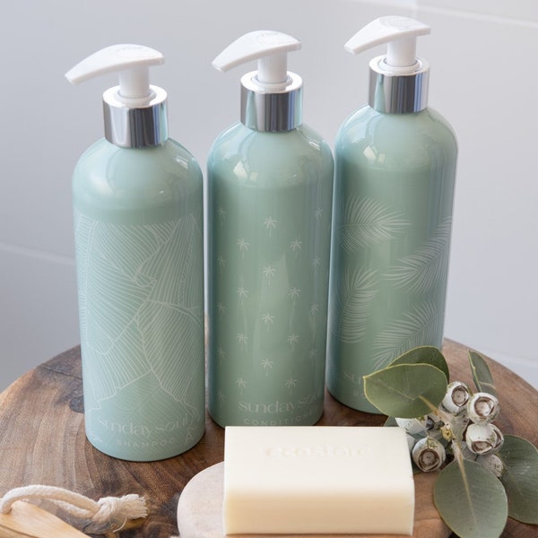 Refillable Shower Bottle Set, Refillable Shampoo and Conditioner Bottles with Body Soap Dispenser/Bottle, Travel Bag and funnel Gift Set