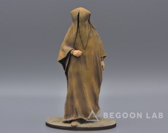 People of Arrakis: Unique Dune-style handmade figure "Arix". 3d printed and painted. Exclusive design