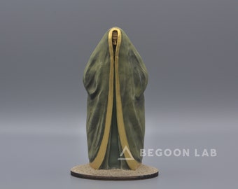 People of Arrakis: Unique Dune-style handmade figure "Tari". 3d printed and painted. Exclusive design