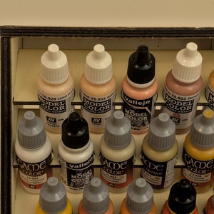 Paint Rack for 17ml Dropper Bottles | SVG DXF Laser Cutting Files - Etsy