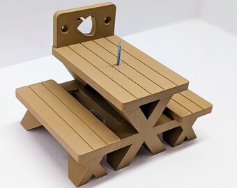 Picnic Table Squirrel Feeder