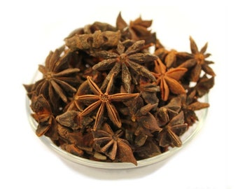 250g Whole Star Anise | Non-GMO Vegan Aniseed | Organic Dried Herbs | Herbalism | Herbal Products | Natural Herbs | Aromatherapy Wicca