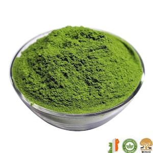 500g Organic Wheatgrass Raw Natural  Powder | Gluten Free | Non-GMO Superfood | Vegan Vegetarian Supplement | Ideal For Detox and Cleanses