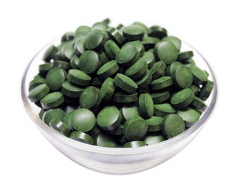 1 kg de comprimés de spiruline biologique | Naturel | Sans gluten | Superaliment sans OGM | Supplément végétarien végétalien idéal pour une détox et un nettoyage