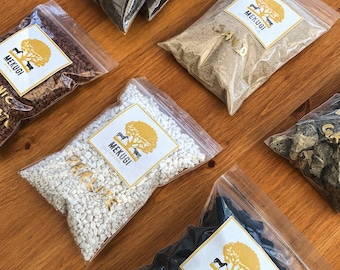 Elementos esenciales del kit de terrario • Tierra superior • Sustrato orgánico • Carbón biológico • Grava de roca irlandesa • Perlita • Arena • Kit de terrario de bricolaje