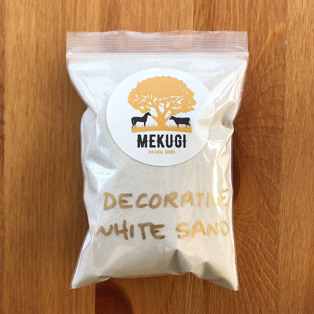 Premium White Sand for Terrarium Builds Terrarium Kit Decorative Sand