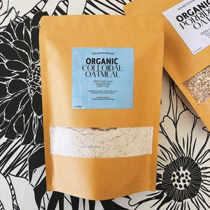 Organiczny koloidalny proszek owsiany 1000 g • Jakość spożywcza • Irlandzkie płatki owsiane Killarney • Więcej opcji wagowych w opisie