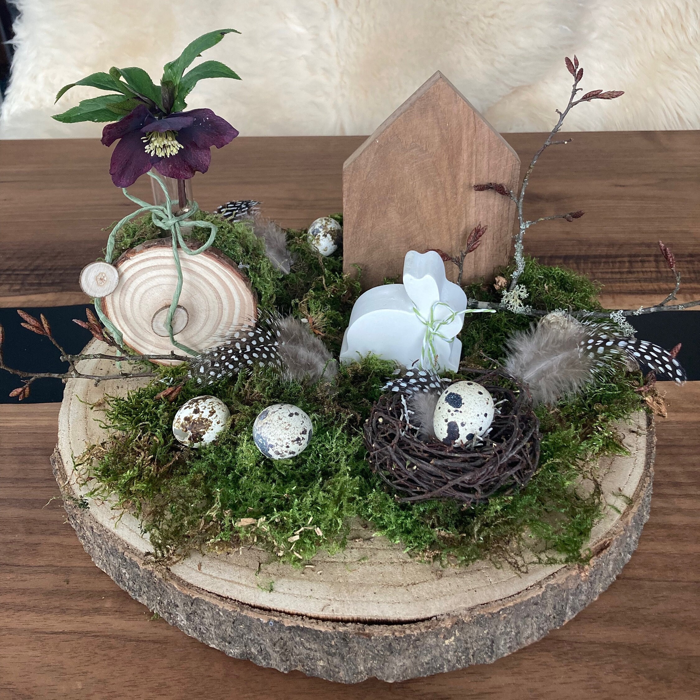 Osterdeko DIY, Frühlingsdekoration mit Naturmaterialien, Selbstmach-Set