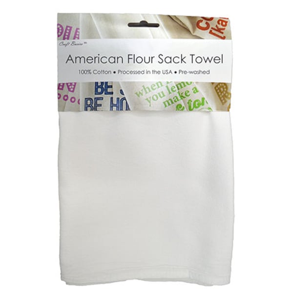 Craft Basics American Flour Sack Towel - 15" x 25"