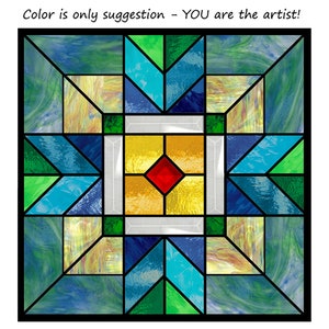 Southwest pattern for stained glass, mosaics, quilting, needle felting, resin art, needlepoint... printable PDF files and instant download.