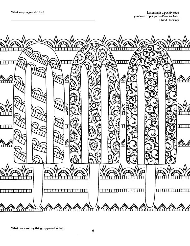 Summer Coloring Book Digital Download PDF File, Quote Coloring Pages