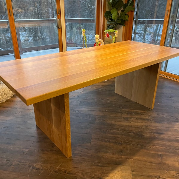 White Oak Table Etsy