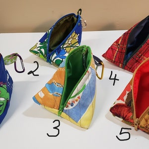 Triangle Zipper Pouch Gift Coin Purse