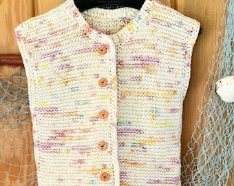 Precious Hand Knit Baby Sweater – All Seasons Soft Cotton/Acrylic - Available for Custom Order