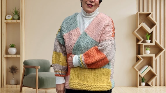 Vintage patchwork cardigan hotsell