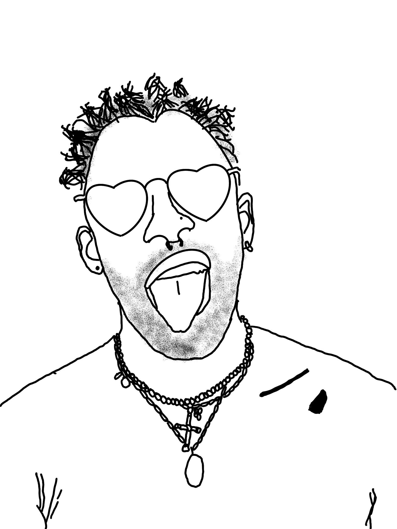  Bad Bunny Coloring Pages  Latest