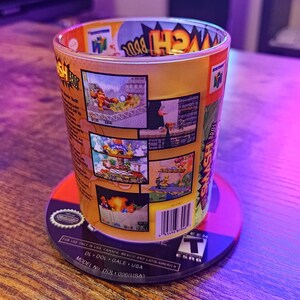 Super Smash Bros. Whiskyglas i frostat glas bild 2