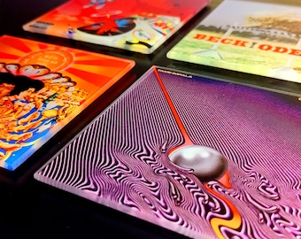 Albumomslag Glasunderlägg - VÄLJ VALFRITT ALBUM! - Music Enthusiast Glassware