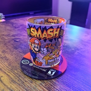 Super Smash Bros. Whiskyglas i frostat glas bild 1